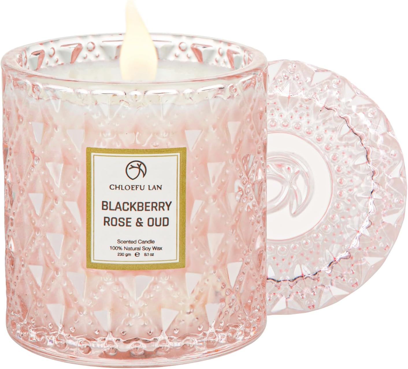 Blackberry Rose Scented Candle